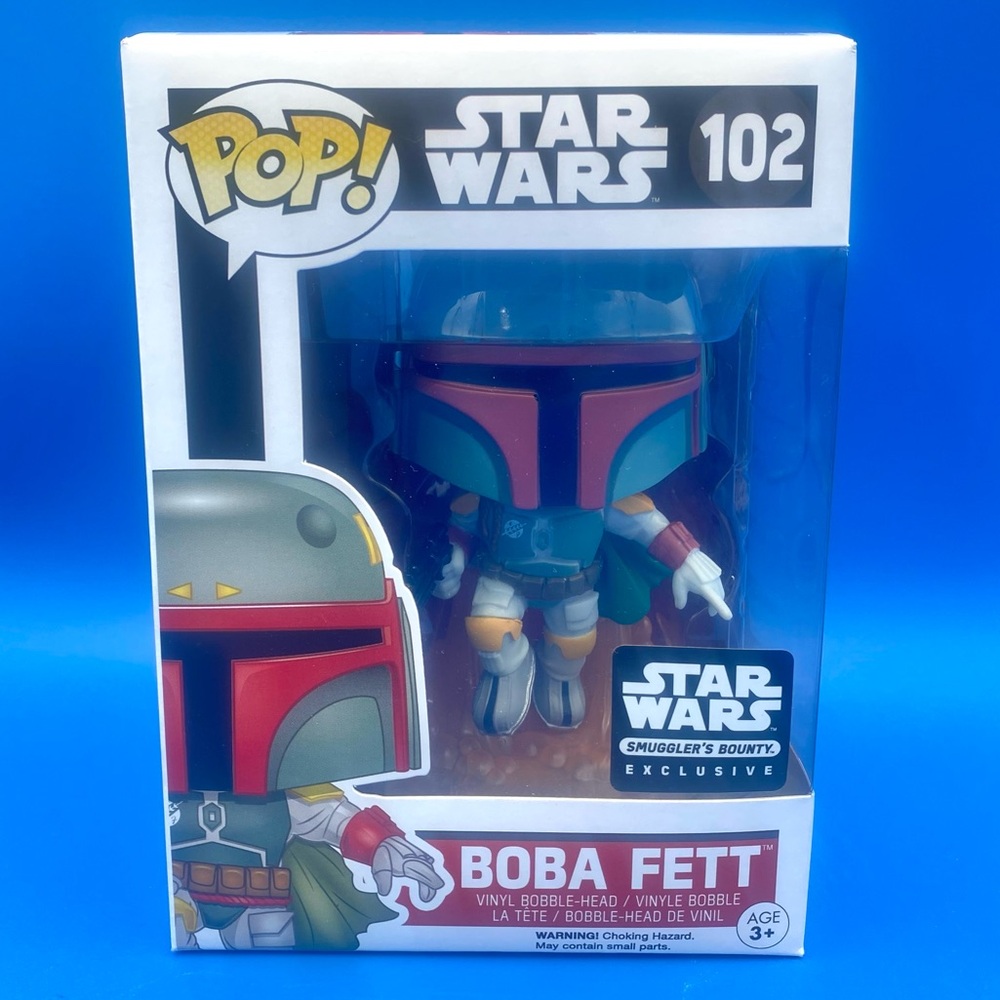 Funko Pop! Star Wars Boba Fett Smuggler's Bounty Exclusive Vinyl Figure #102 New